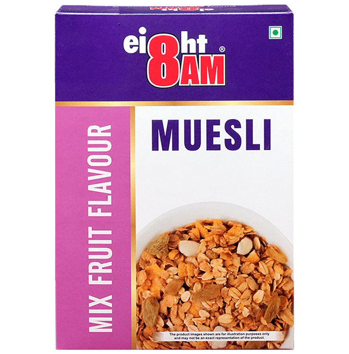 8AM Muesli Mix Fruit
box of 425 gm Muesli