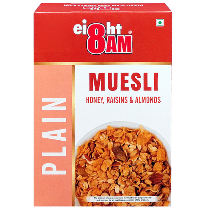 8AM Muesli Plain
box of 425 gm Muesli
