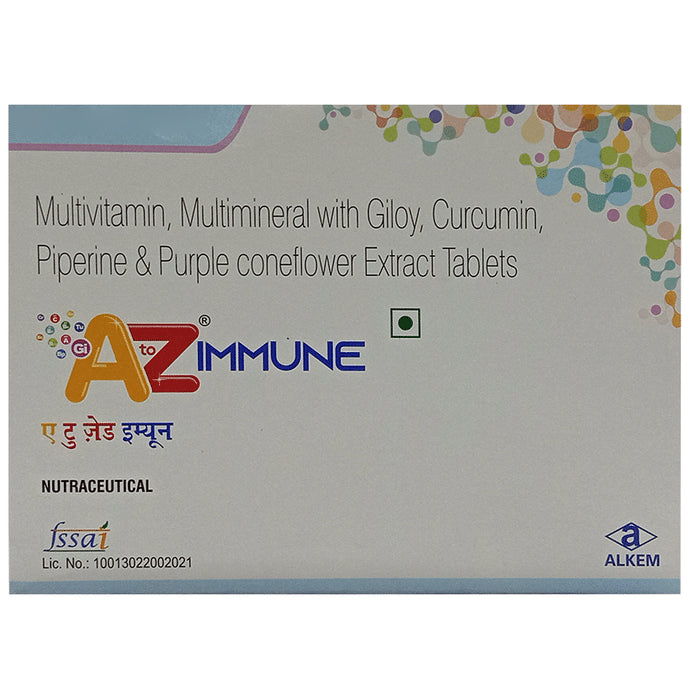 A to Z Immune Tablet
strip of 16 tablets