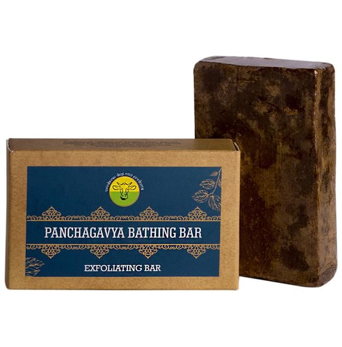 A2 Panchagavya Bathing Bar Exfoliating
box of 75 gm Soap