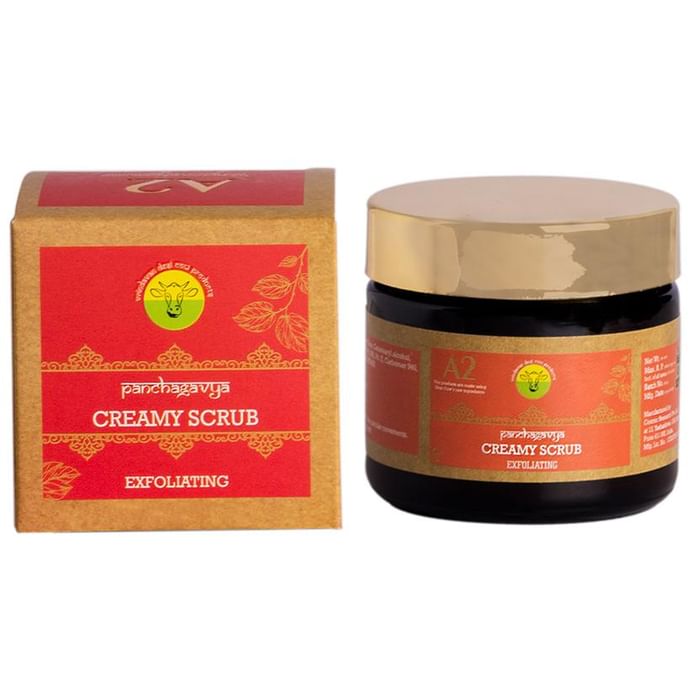 A2 Panchagavya Creamy Scrub Exfoliating
jar of 50 gm Scrub