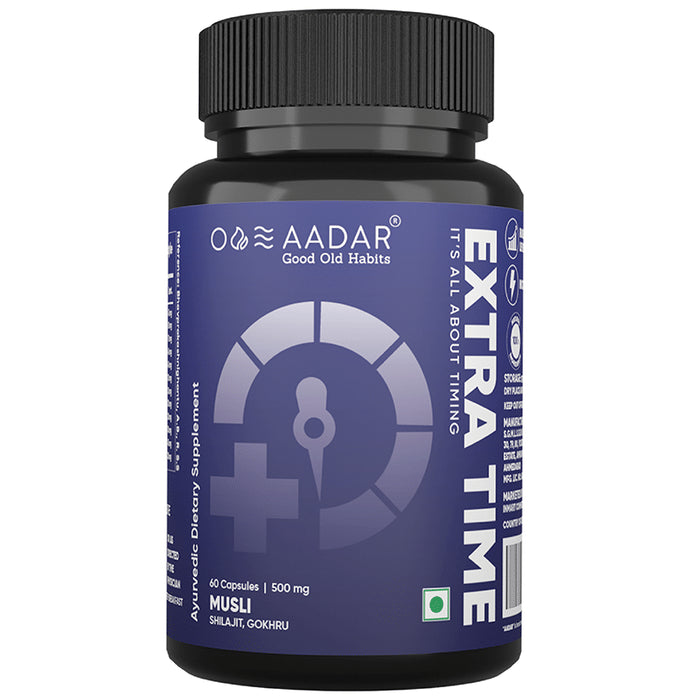 Aadar Extra Timing Capsule
bottle of 60 capsules