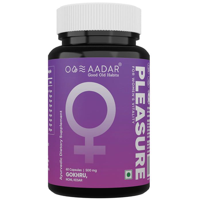 Aadar Pleasure Vitality & Stamina for Women Capsule
bottle of 60 capsules