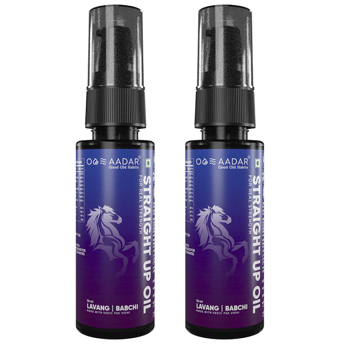 Aadar Straight Up Oil (30ml Each)
combo pack of 2 Packs