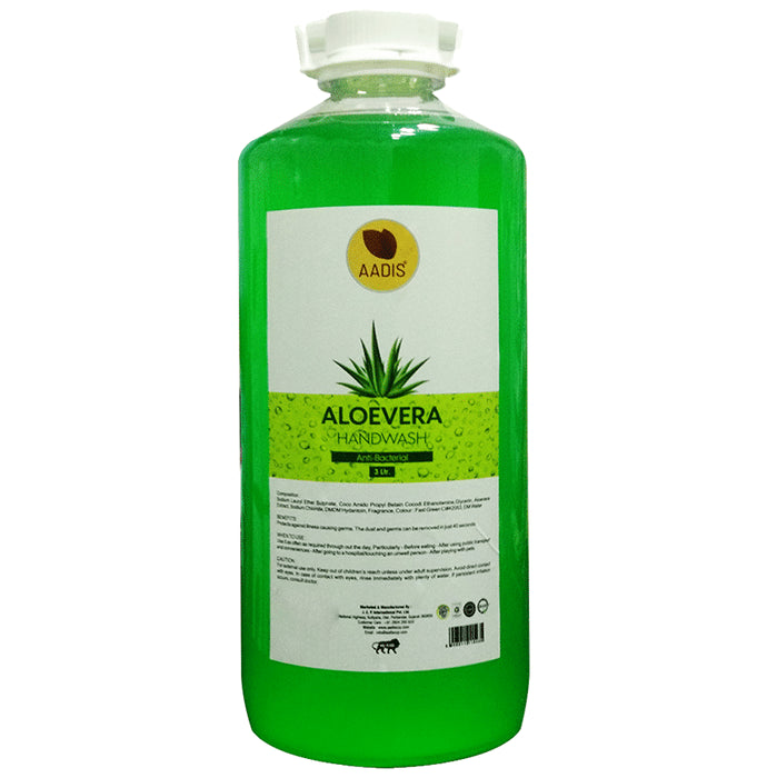 Aadis Aloe Vera Handwash
bottle of 3 Ltr Liquid