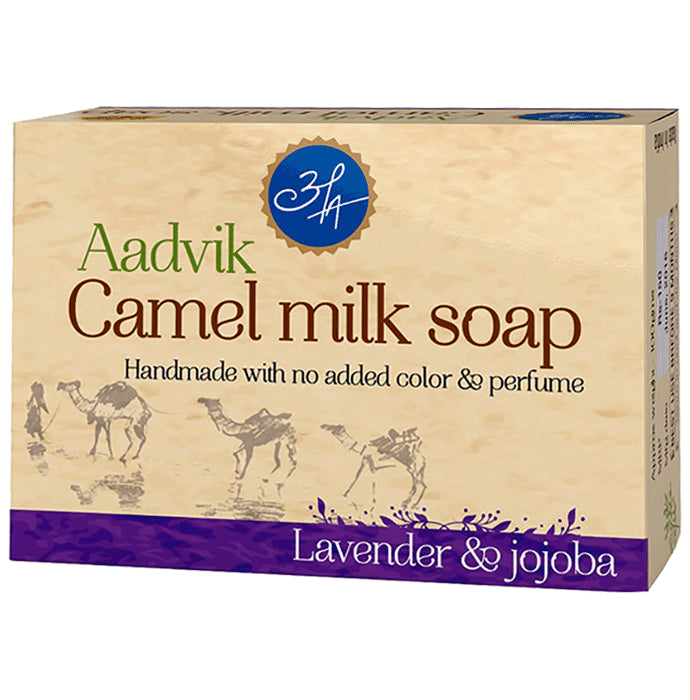 Aadvik Camel Milk Soap Lavender & Jojoba
box of 100 gm Soap