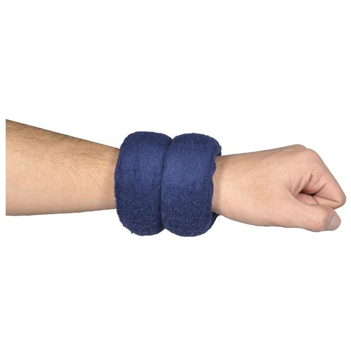 AaraamSek Microwavable Therapeutic Herbal Heating Pad for Wrist Pain Navy Blue
box of 1 Unit