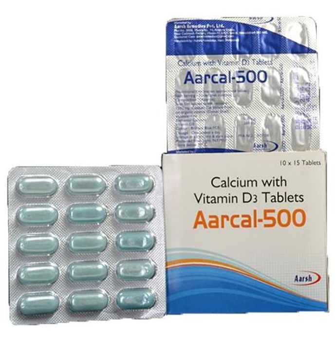 Aarcal Tablet
strip of 15 tablets