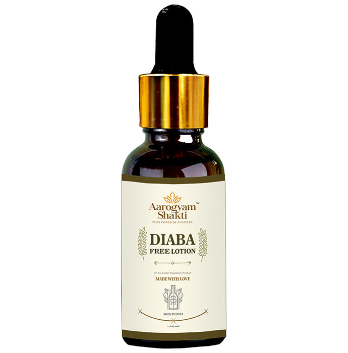 Aarogyam Shakti Diaba Free Lotion
bottle of 30 ml Lotion