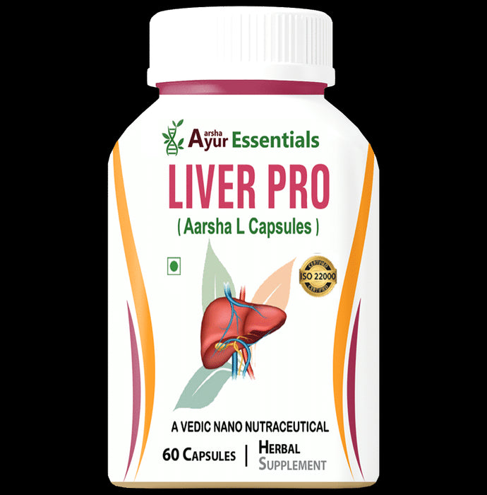 Aarsha Ayur Essentials Liver Pro Capsule
bottle of 60 capsules