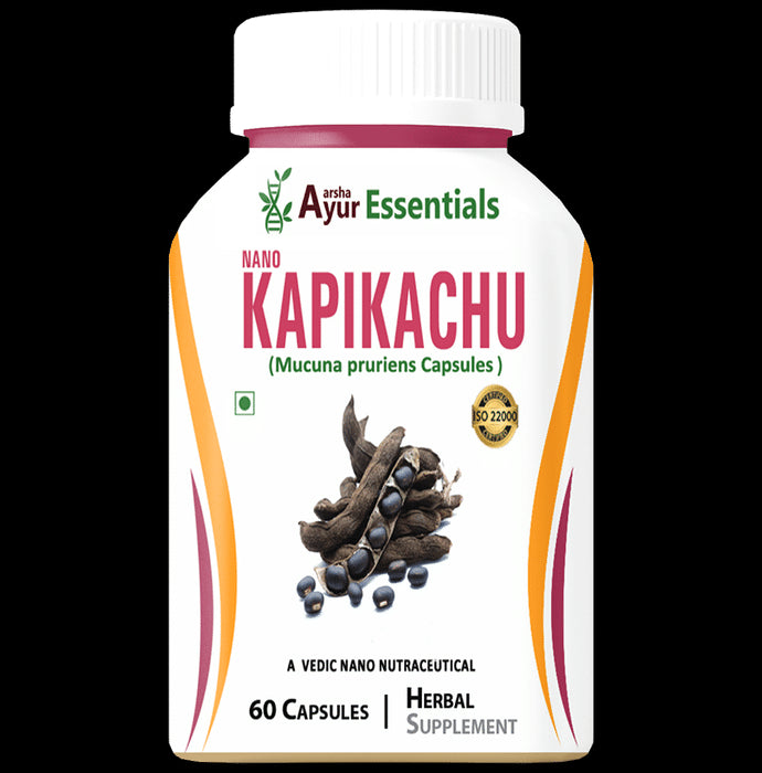 Aarsha Ayur Essentials Nano Kapikachu Capsule
bottle of 60 capsules
