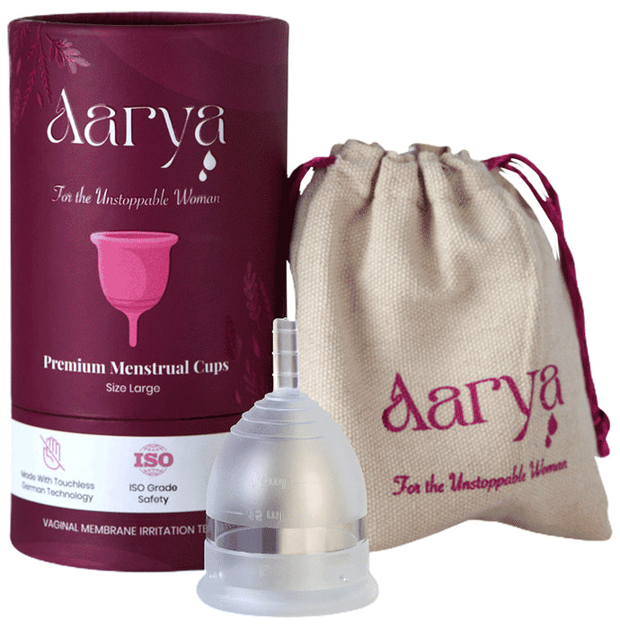 Aarya Premium Menstrual Cups Large
box of 1 Unit