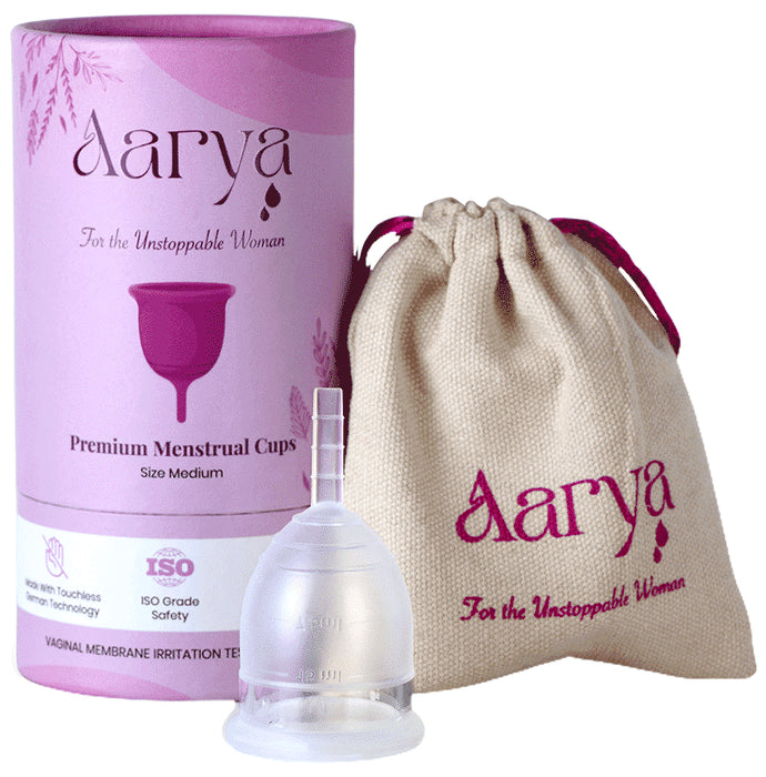 Aarya Premium Menstrual Cups Medium
box of 1 Unit