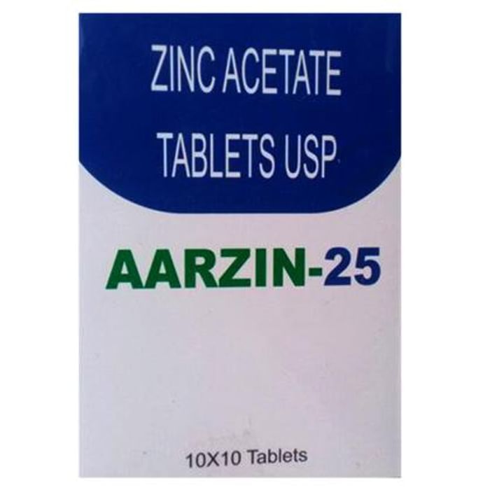 Aarzin 25mg Tablet
strip of 10 tablets