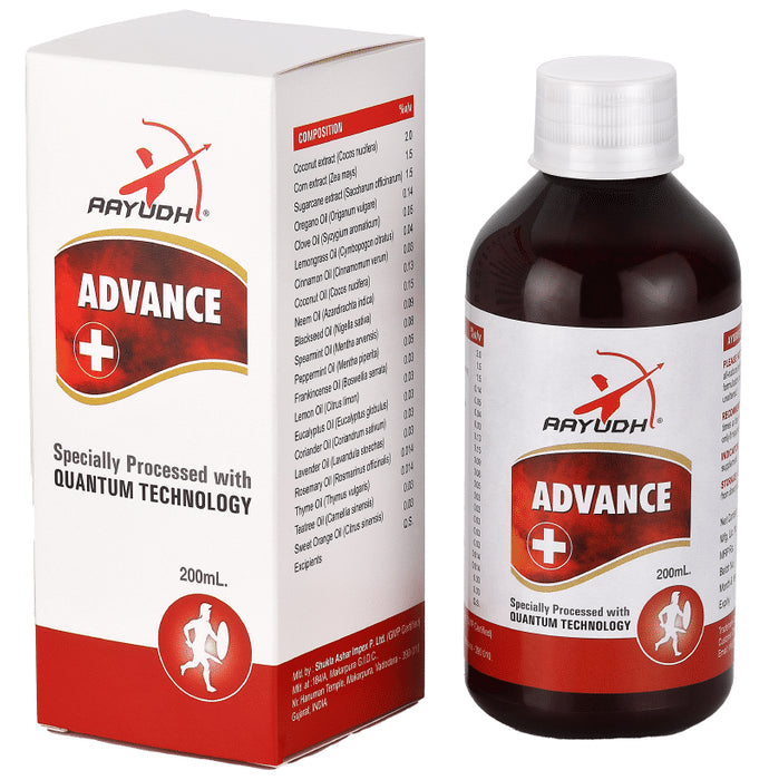 Aayudh Advance + Syrup
bottle of 200 ml Syrup