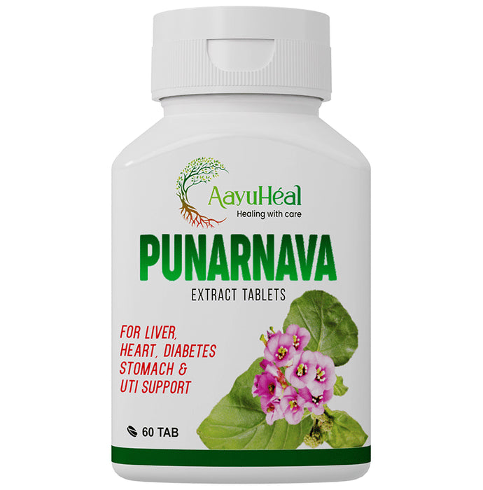 Aayuheal Punarnava Extract Tablet
bottle of 60 tablets