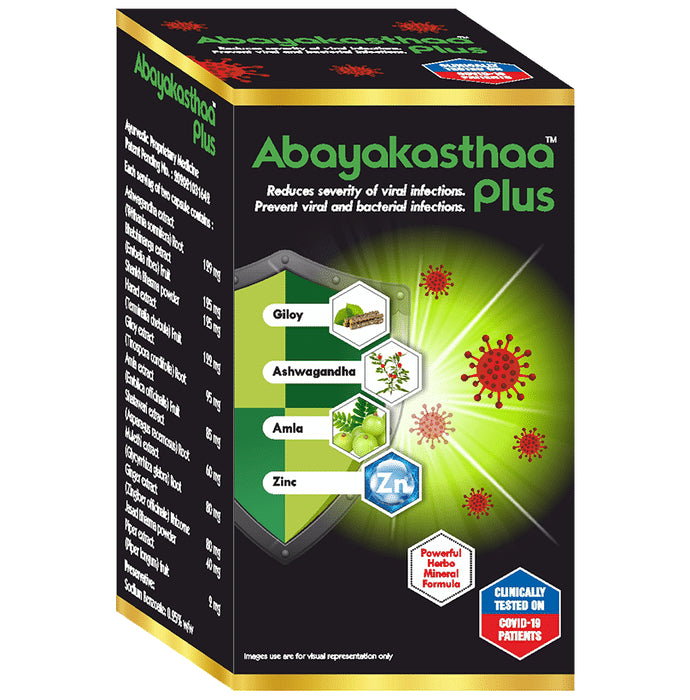 Abayakasthaa Plus Capsule
bottle of 60 capsules