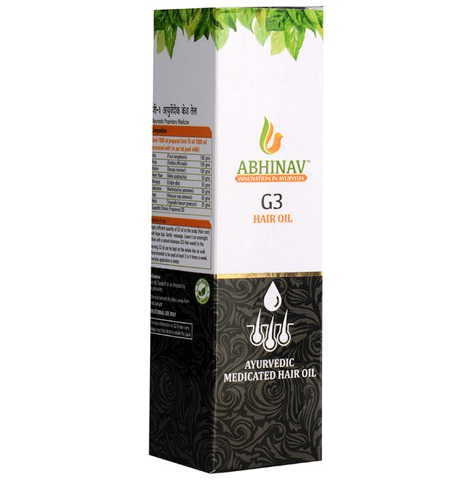 Abhinav G3 Hair Oil
bottle of 100 ml Oil
