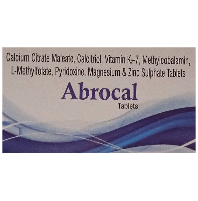 Abrocal Tablet
strip of 10 tablets