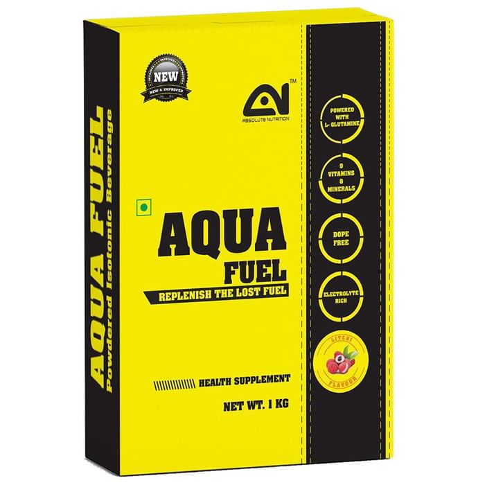 Absolute Nutrition Aqua Fuel Powder Litchi
box of 1 kg Powder