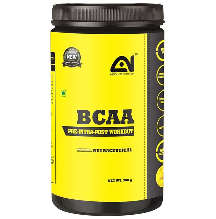 Absolute Nutrition BCAA Powder Pineapple
bottle of 300 gm Powder