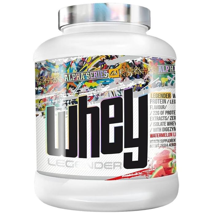 Absolute Nutrition Legender Whey Protein Powder Watermelon
jar of 2 kg Powder