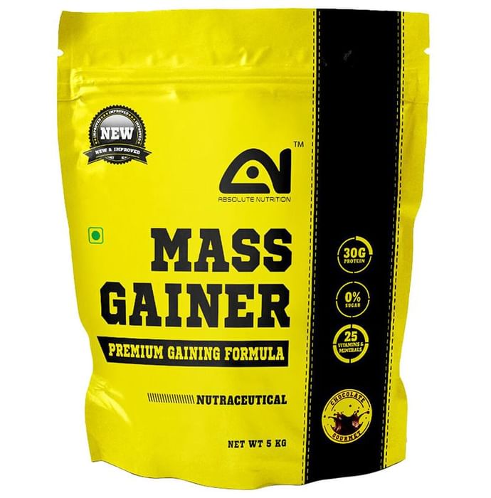Absolute Nutrition Mass Gainer Chocolate
packet of 5 kg Powder
