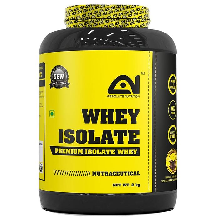 Absolute Nutrition Whey Isolate Chocolate
jar of 2 kg Powder