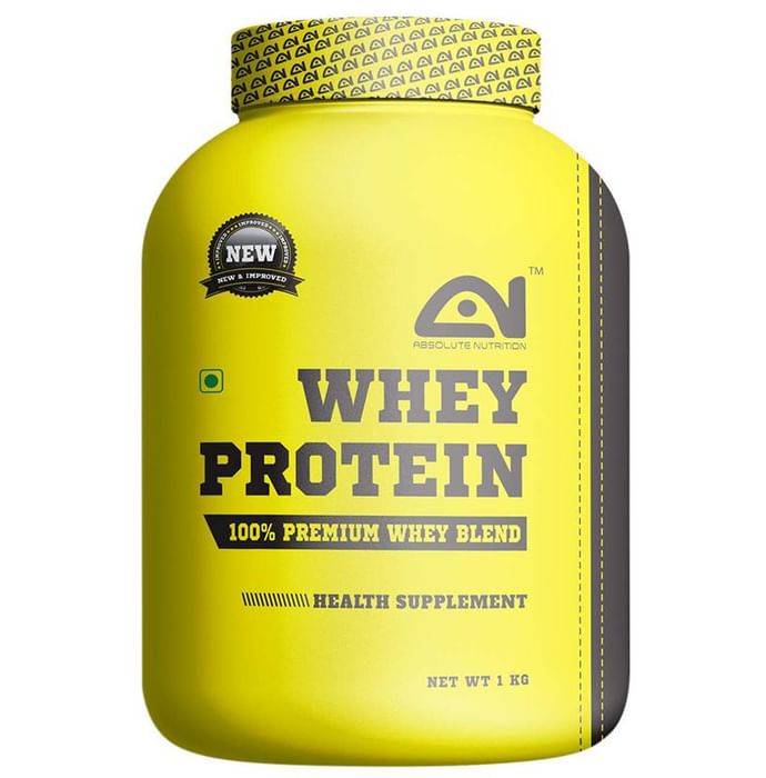 Absolute Nutrition Whey Protein French Vanilla
jar of 1 kg Powder