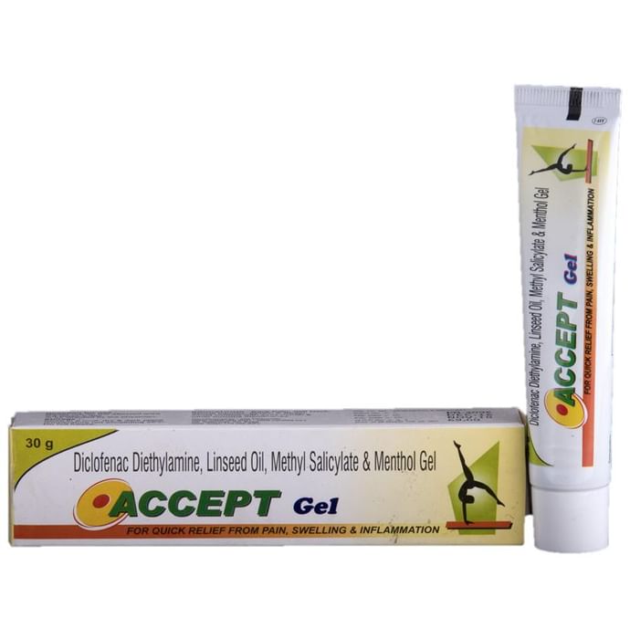 Accept Gel
tube of 30 gm Gel