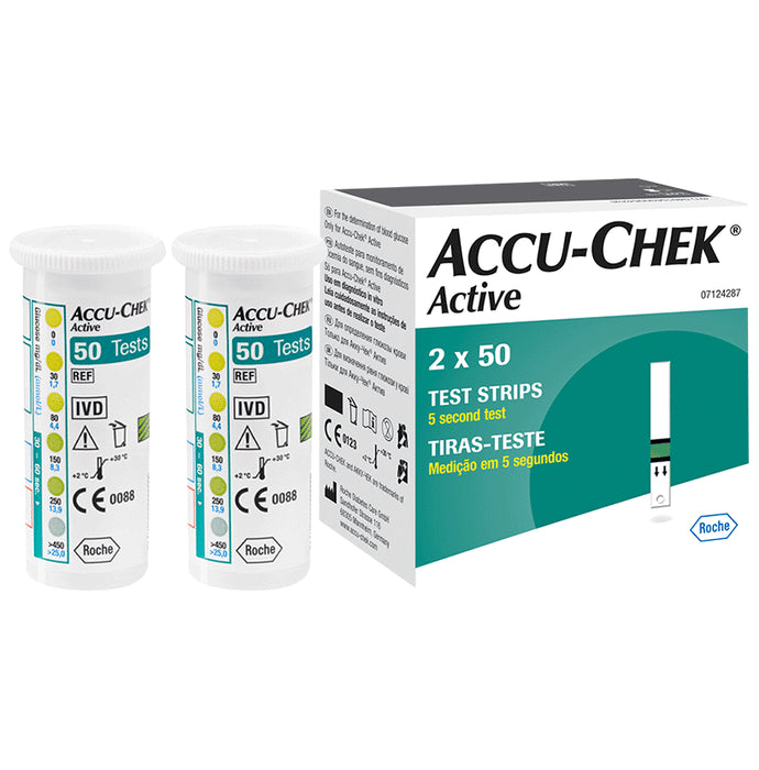 Accu-Chek Active Strip
box of 100 Test Strips