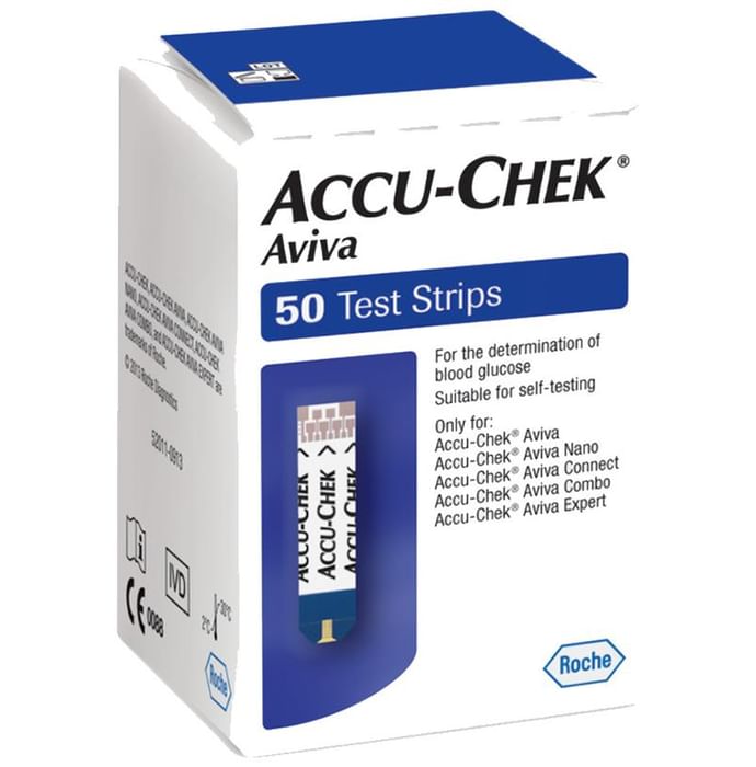 Accu-Chek Aviva Test Strip (Only Strips)
box of 50 Test Strips