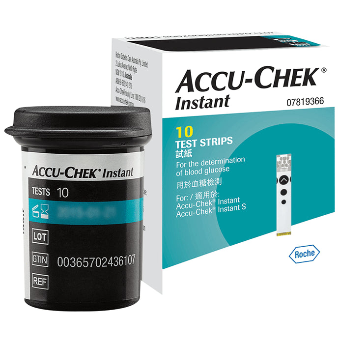 Accu-Chek Instant Test Strip ( Only Strip)
box of 10 Test Strips