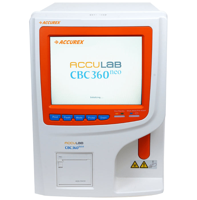 Accurex Accurex Acculab CBC 360 Neo Automated Hematology Analyser
box of 1 Unit