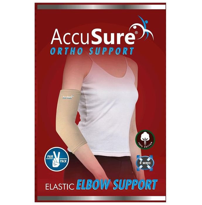 AccuSure E-8 Elastic Elbow Support Pair Large
packet of 1 Unit