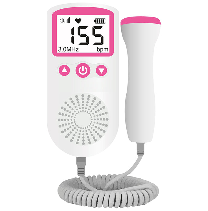 AccuSure Fetal Doppler Pink and White
box of 1 Unit