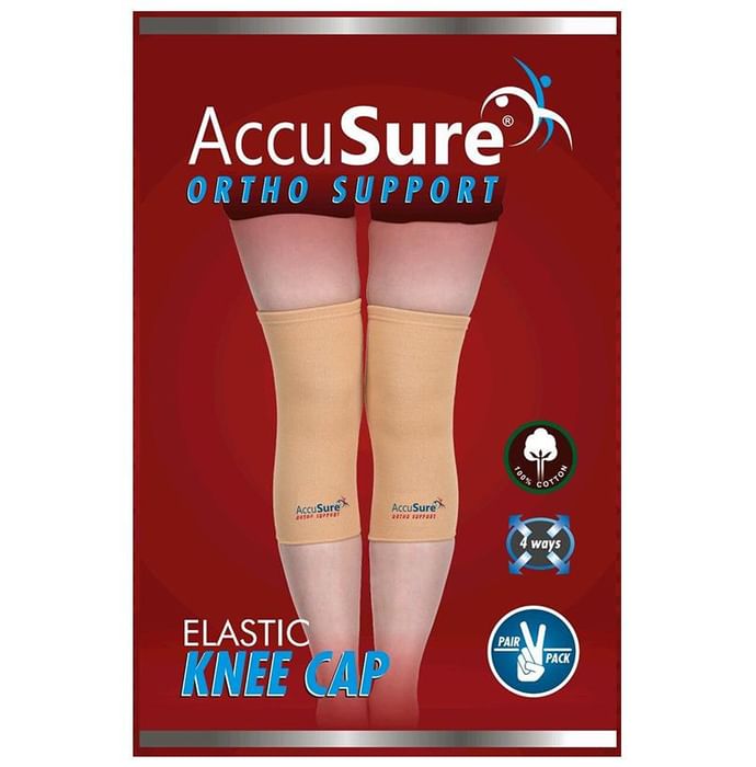AccuSure K4 Elastic Knee Cap Pair Large
packet of 1 Unit