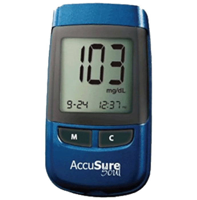 AccuSure Soul Blood Glucose Device
box of 1 Unit