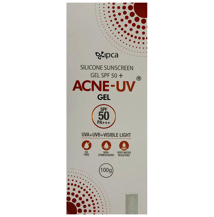 Acne-UV Sunscreen with Broad Spectrum UVA/UVB Protection | Oil Free & Water Resistant | Gel SPF 50 PA+++
tube of 100 gm Gel
