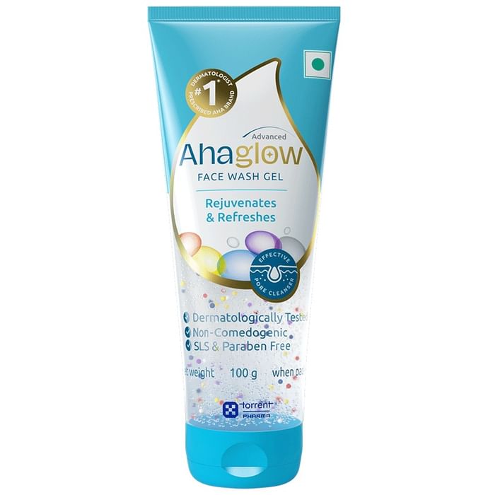 Ahaglow Advanced Skin Rejuvenating Face Wash | Effective Pore Cleanser | SLS & Paraben-Free Face Care Product
tube of 100 gm Face Wash