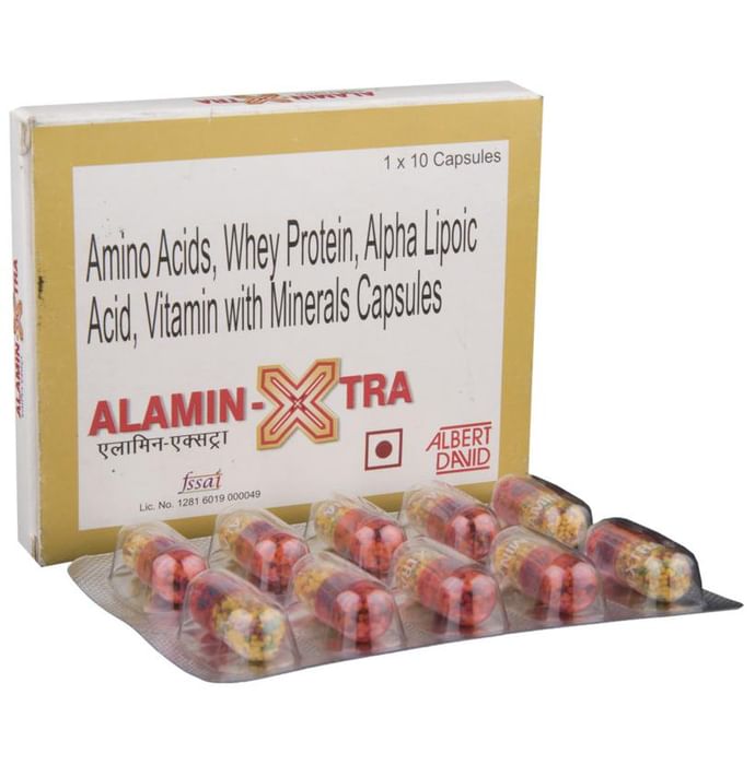 Alamin-Xtra Capsule
strip of 10 capsules