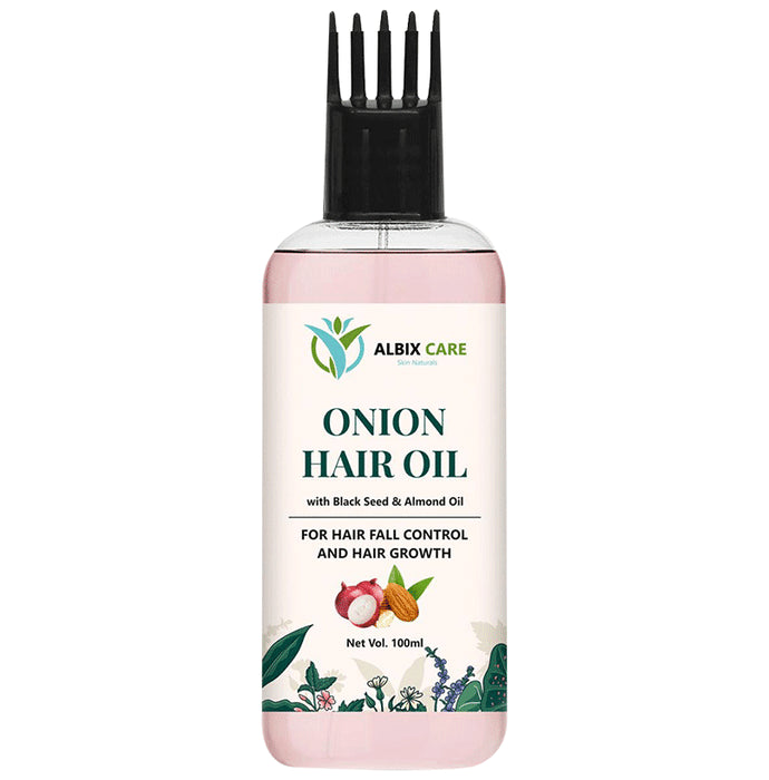 Albix Care Onion Hair Oil (100ml Each)
box of 1 Bottle
