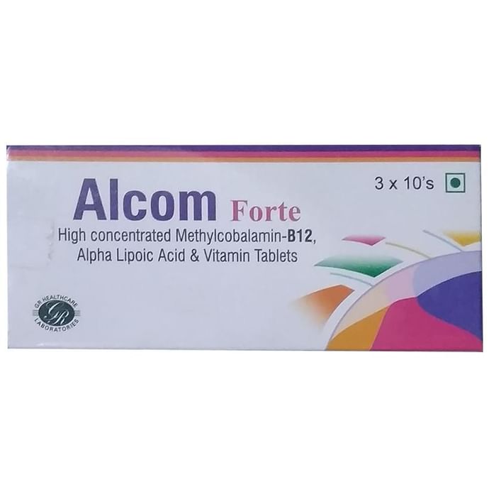 Alcom Forte Tablet
strip of 10 tablets