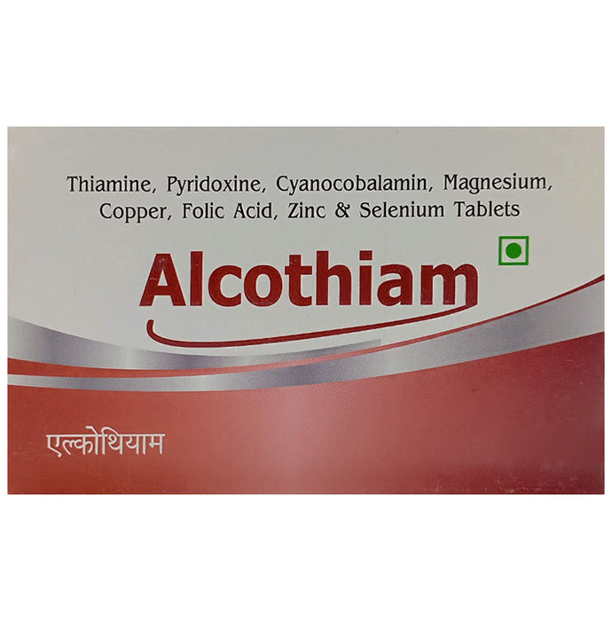 Alcothiam Tablet
strip of 10 tablets