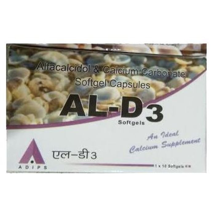 AL-D3 Capsule
strip of 10 capsules