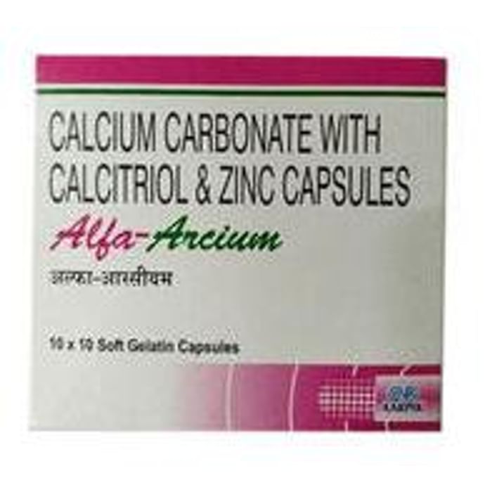 Alfa Arcium Capsule
strip of 10 capsules
