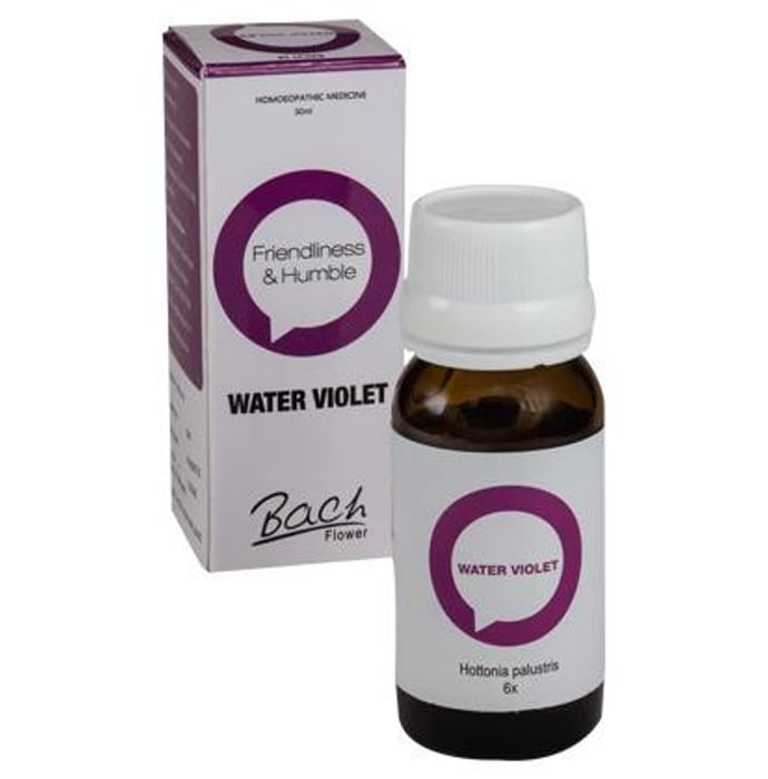 Alfa Omega Bach Flower Water Violet 6X
bottle of 30 ml Dilution
