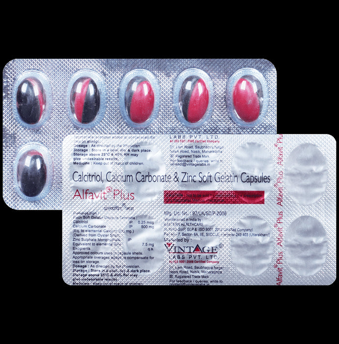 Alfavit Plus Capsule
strip of 10 capsules