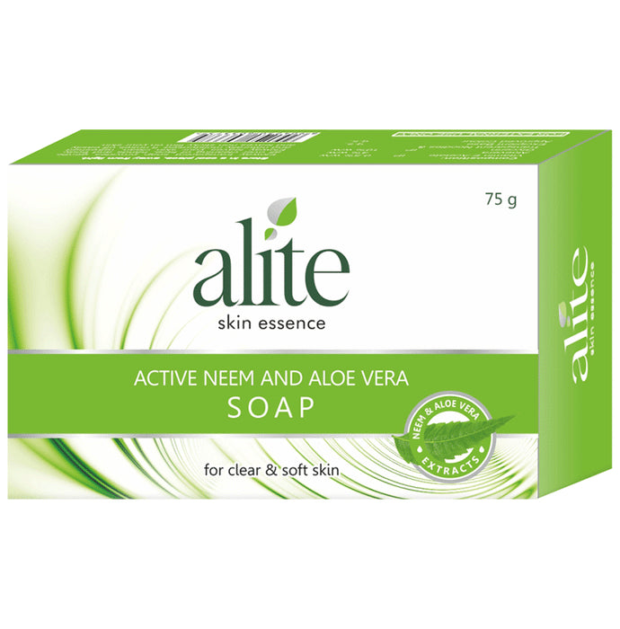 Alite Active Neem & Aloe Vera Soap
box of 75 gm Soap