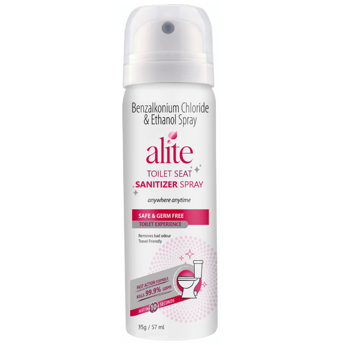 Alite Toilet Seat Sanitizer Spray
bottle of 57 ml Sanitizer